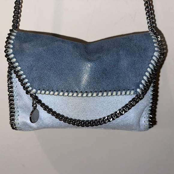 Stella McCartney Falabella Crossbody – Ice Blue Shaggy Deer | EUC 💎 - Picture 10 of 16